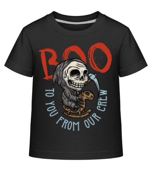 Boo - Camiseta Shirtinator para niños - Negro - delante