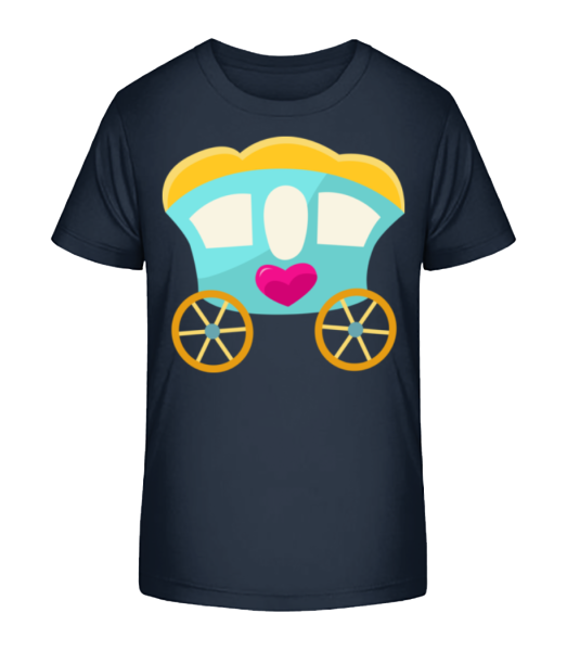 Princess Carriage - Camiseta ecológica para niños Stanley Stella - Marino - delante