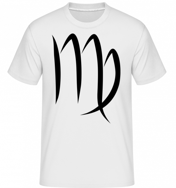 Jungfrau Zeichen - Shirtinator Männer T-Shirt - Weiß - Vorn