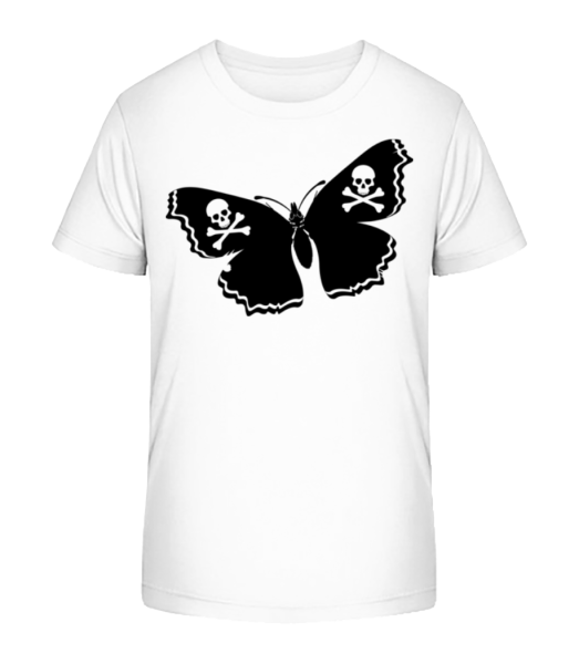 Skull Butterfly - Camiseta ecológica para niños Stanley Stella - Blanco - delante