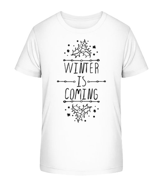 Winter Is Coming - Camiseta ecológica para niños Stanley Stella - Blanco - delante