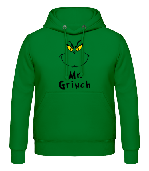 Mr. Grinch - Sudadera con capucha para hombre - Verde irlandés - delante