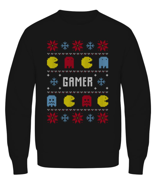 Gamer - Men's Sweatshirt - Black - imagedescription.FrontImage