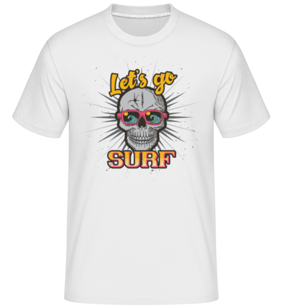 Let´s Go Surf -  Shirtinator Men's T-Shirt - White - imagedescription.FrontImage