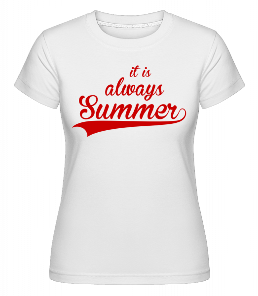 Always Summer Icon - Shirtinator Frauen T-Shirt - Weiß - Vorn