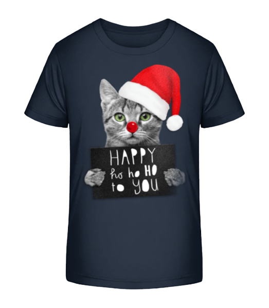 Happy Ho Ho Ho To You - Camiseta ecológica para niños Stanley Stella - Marino - delante