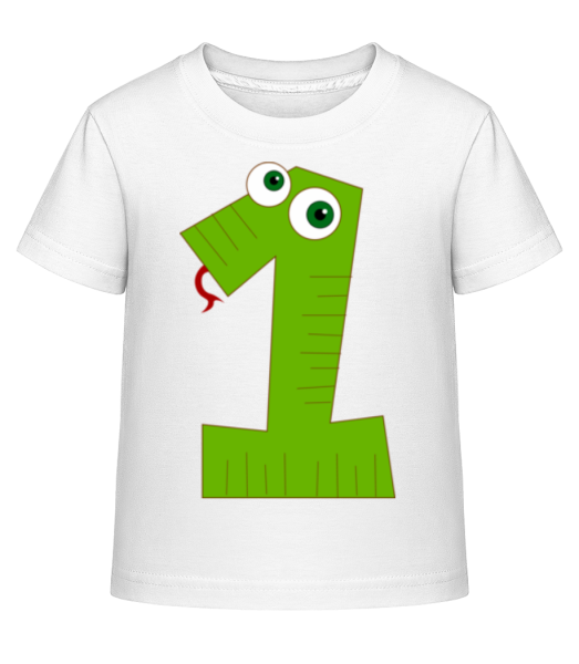 Snake One - Camiseta Shirtinator para niños - Blanco - delante