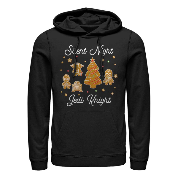 Star Wars - Rebel Jedi Knight Gingerbread - Navidad - Unisex Sudadera con capucha - Negro - delante