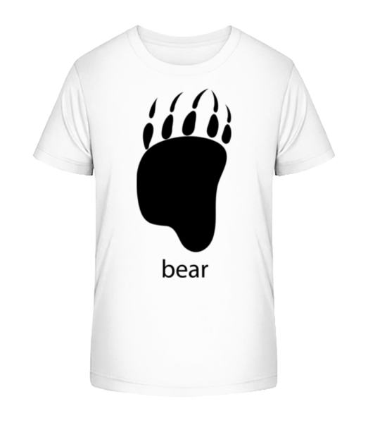 Bear Paw - Camiseta ecológica para niños Stanley Stella - Blanco - delante