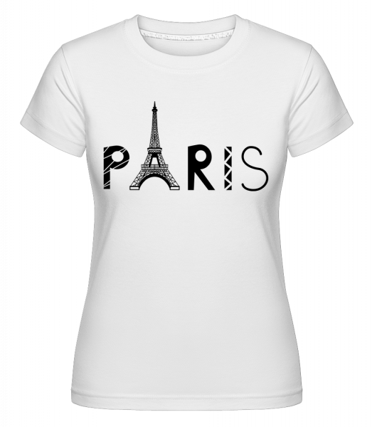 Paris France - Shirtinator Frauen T-Shirt - Weiß - Vorn