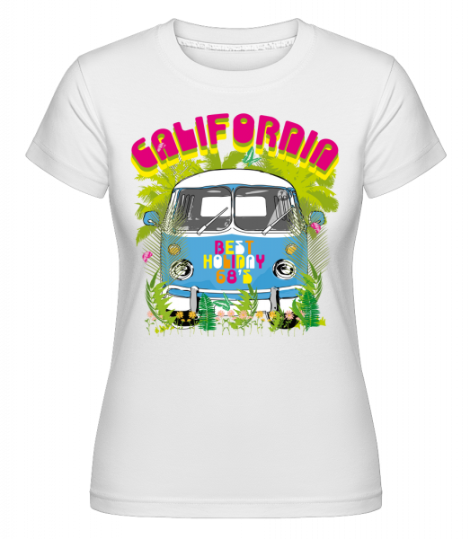 California Bus - Shirtinator Frauen T-Shirt - Weiß - Vorn
