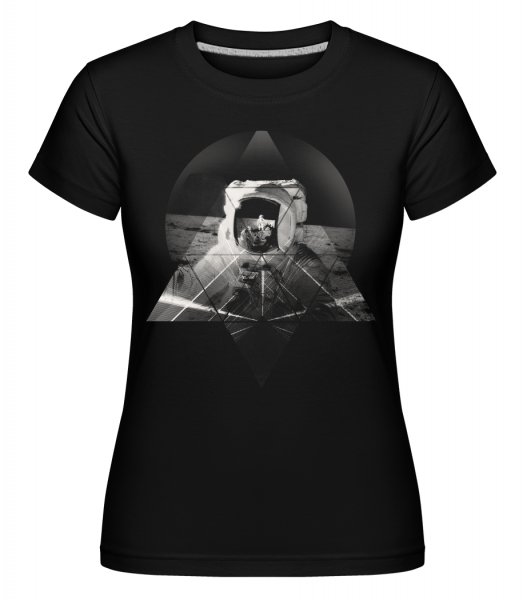 Astronaut - Shirtinator Frauen T-Shirt - Schwarz - Vorn
