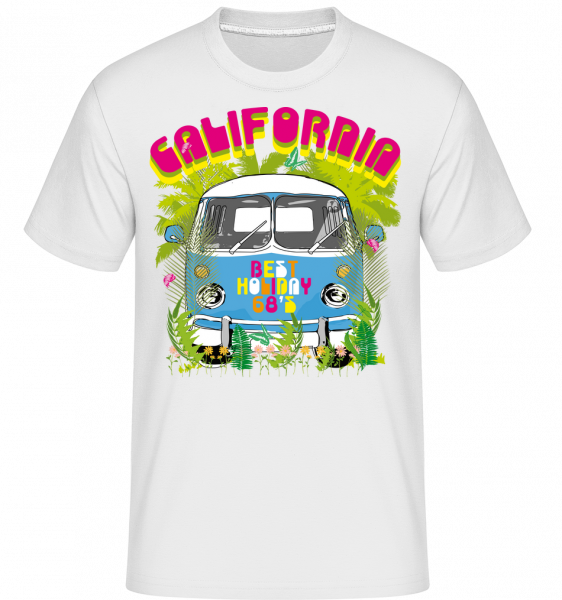 California Bus - Shirtinator Männer T-Shirt - Weiß - Vorn