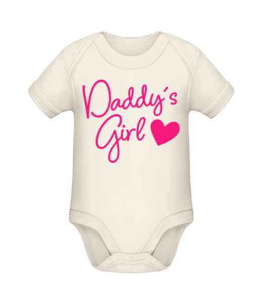 Daddy's Girl - Body ecológico para bebé - Crema - delante