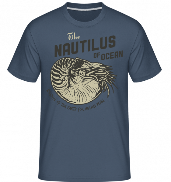 Nautilus - Shirtinator Männer T-Shirt - Denim - Vorn