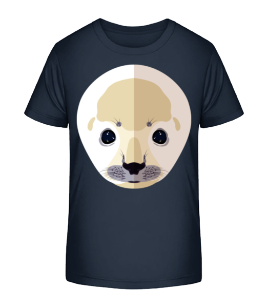Seal Comic Shadow - Camiseta ecológica para niños Stanley Stella - Marino - delante