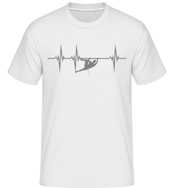 Climber Amplitude - Camiseta Shirtinator para hombre - Blanco - delante