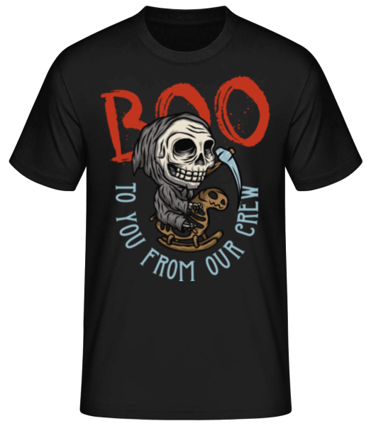 Boo - Camiseta básica para hombre - Negro - delante
