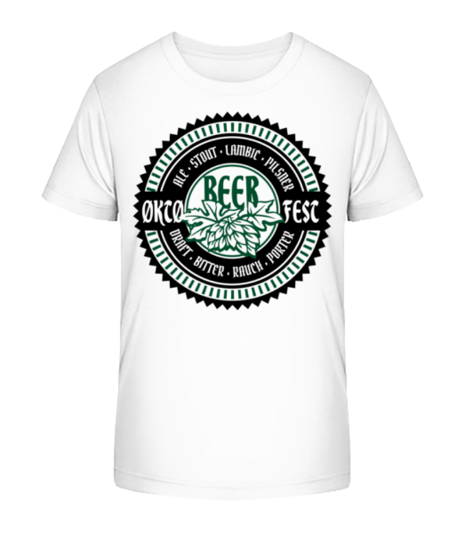Oktoberfest Beer - Camiseta ecológica para niños Stanley Stella - Blanco - delante