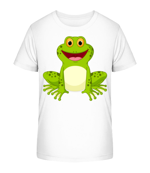 Frog - Camiseta ecológica para niños Stanley Stella - Blanco - delante