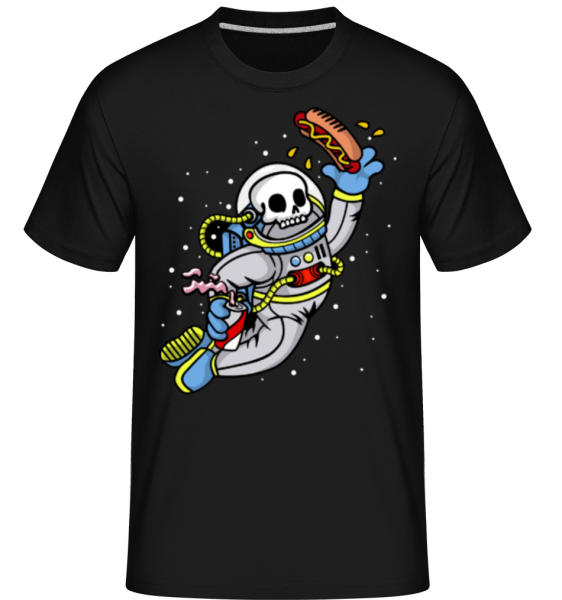 Astronout Skull -  Shirtinator Men's T-Shirt - Black - imagedescription.FrontImage