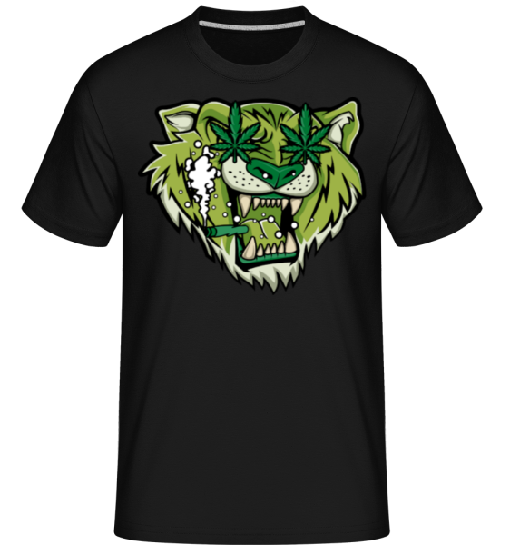 Tiger Weed -  Shirtinator Men's T-Shirt - Black - imagedescription.FrontImage