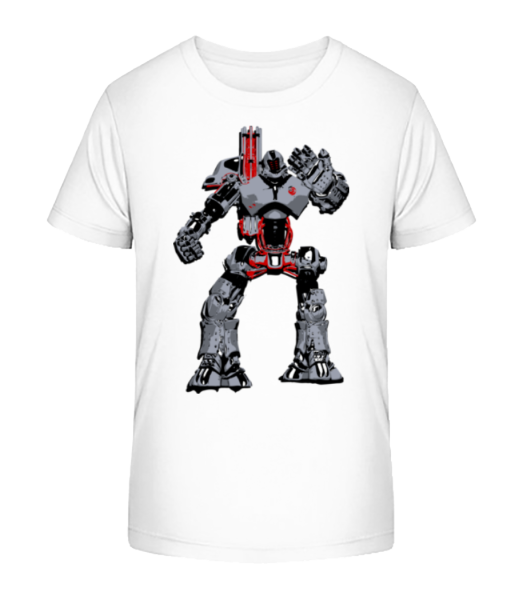 Fighting Robots - Camiseta ecológica para niños Stanley Stella - Blanco - delante