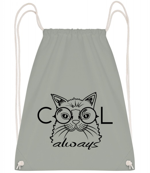 Cool Cat Always - Turnbeutel - Anthrazit - Vorn