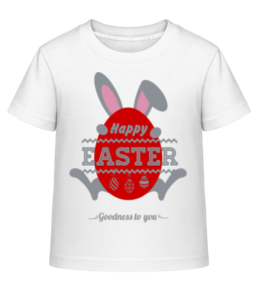 Happy Easter Logo - Camiseta Shirtinator para niños - Blanco - delante