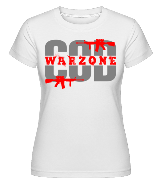 Call Of Duty Warzone -  Shirtinator Women's T-Shirt - White - imagedescription.FrontImage