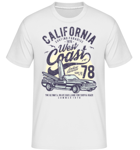 California West Coast -  Shirtinator Men's T-Shirt - White - imagedescription.FrontImage