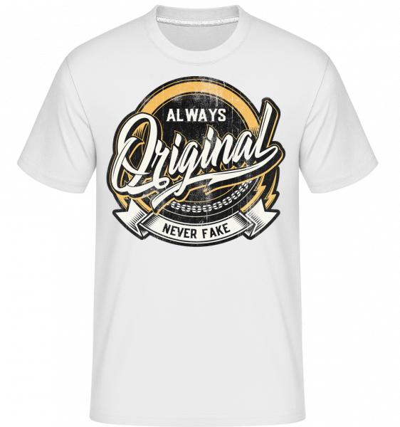 Always Original - Shirtinator Männer T-Shirt - Weiß - Vorn
