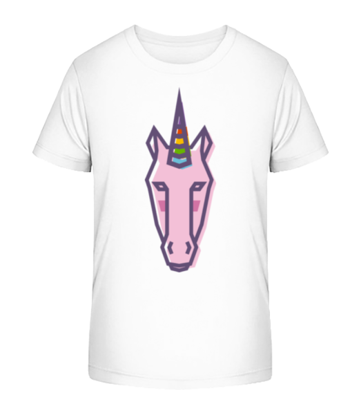 Unicorn Edged - Camiseta ecológica para niños Stanley Stella - Blanco - delante