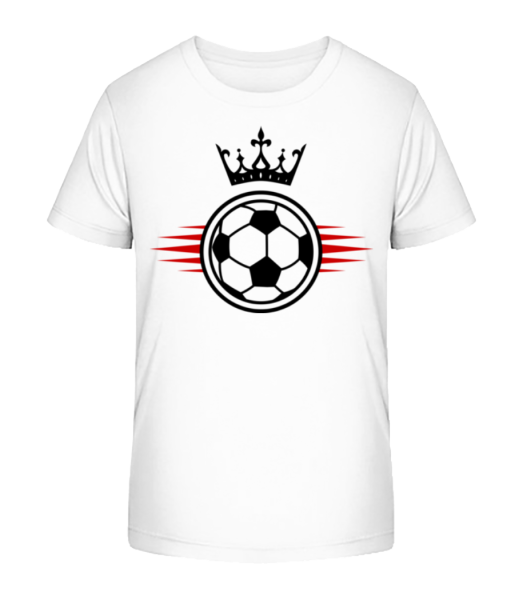Football Crown - Camiseta ecológica para niños Stanley Stella - Blanco - delante