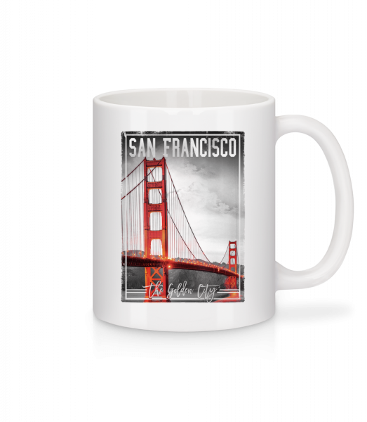San Francisco Golden City - Tasse - Weiß - Vorn