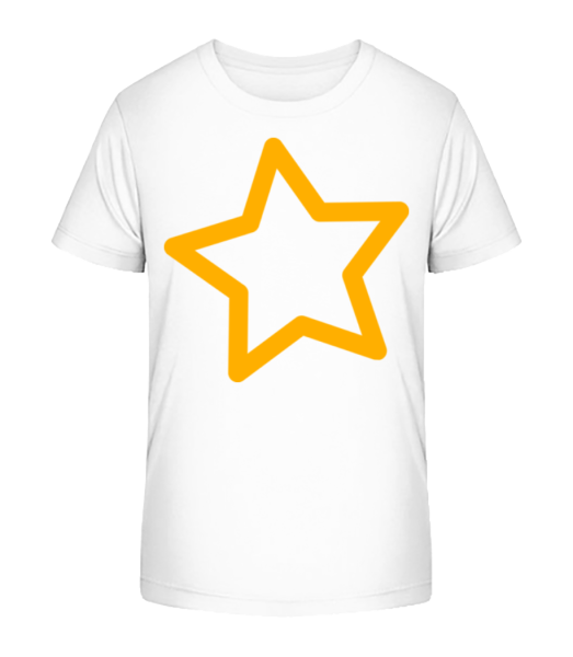 Simple Star - Camiseta ecológica para niños Stanley Stella - Blanco - delante
