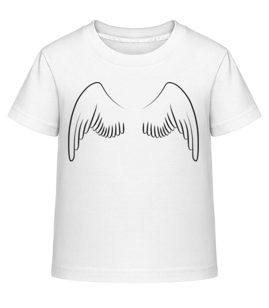 Angel Wings - Camiseta Shirtinator para niños - Blanco - delante