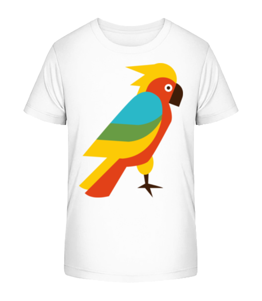 Parrot Comic - Camiseta ecológica para niños Stanley Stella - Blanco - delante