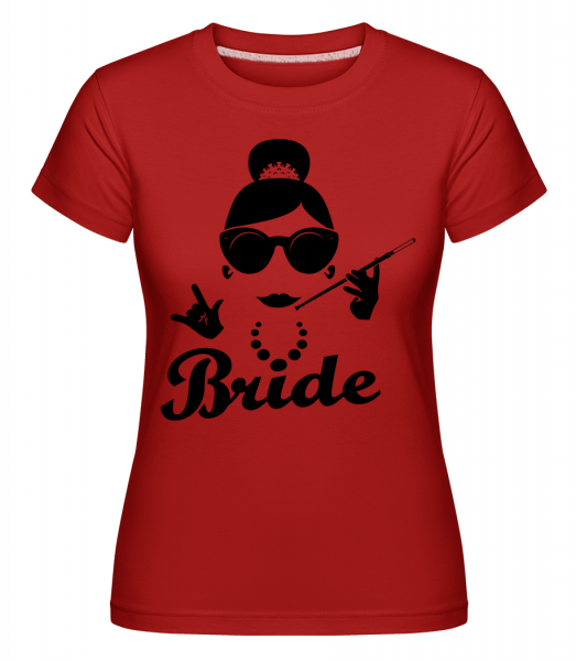 Bride - Shirtinator Frauen T-Shirt - Rot - Vorn