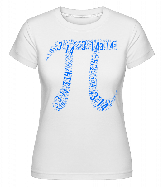 Zahlen Pi - Shirtinator Frauen T-Shirt - Weiß - Vorn
