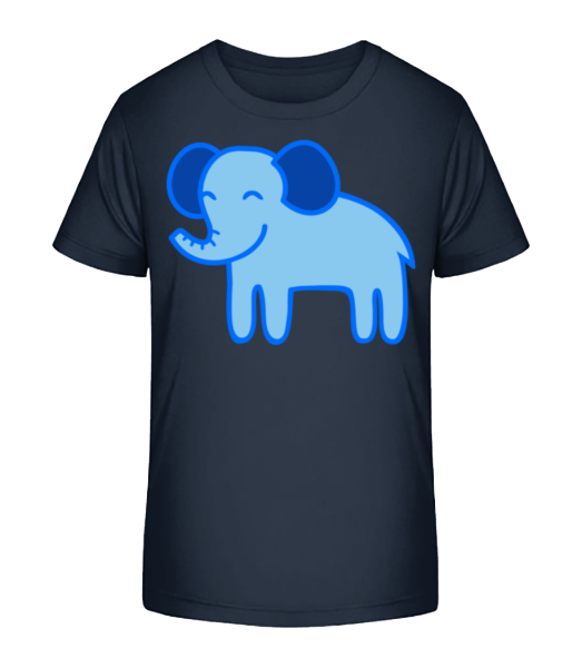 Kids Comic - Elephant - Camiseta ecológica para niños Stanley Stella - Marino - delante