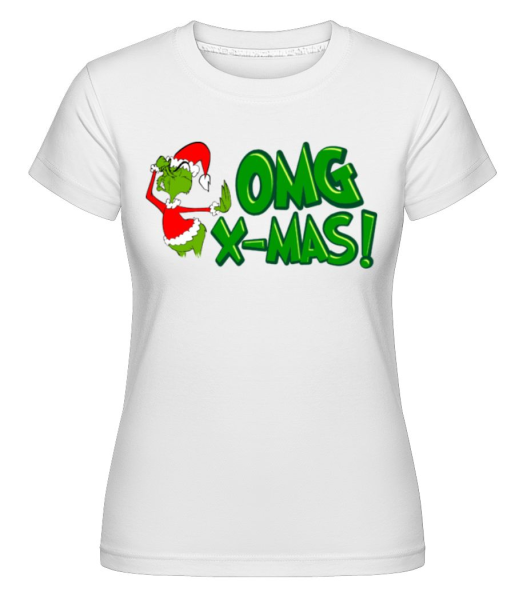 OMG X-Mas - Shirtinator Frauen T-Shirt - Weiß - Vorne
