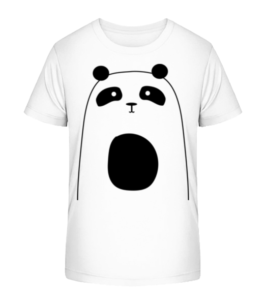 Cute Panda - Camiseta ecológica para niños Stanley Stella - Blanco - delante