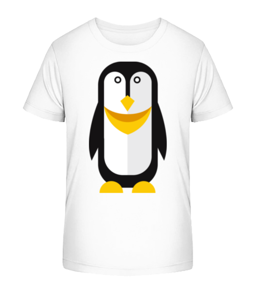 Penguin Comic - Camiseta ecológica para niños Stanley Stella - Blanco - delante