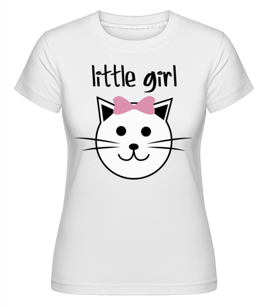 Little Girl - Katze - Shirtinator Frauen T-Shirt - Weiß - Vorn