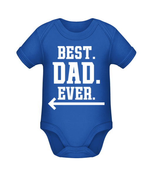 Best Dad Ever - Body ecológico para bebé - Azul real - delante