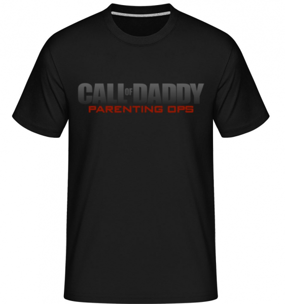 Call Of Daddy - Shirtinator Männer T-Shirt - Schwarz - Vorne