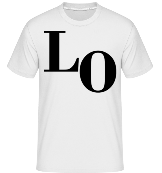 Lo -  Shirtinator Men's T-Shirt - White - imagedescription.FrontImage