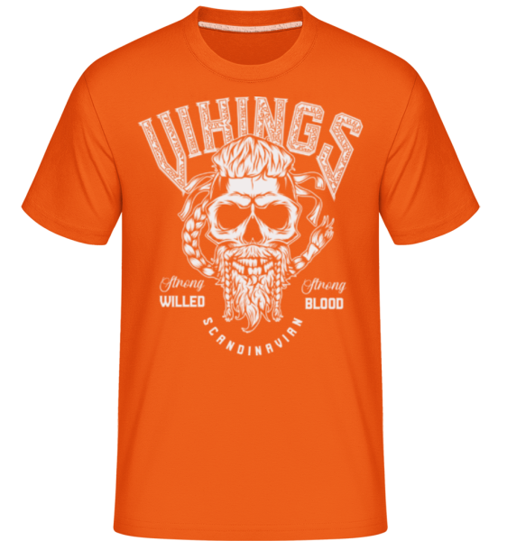 Vikings Scandinavian -  Shirtinator Men's T-Shirt - Orange - imagedescription.FrontImage