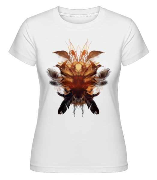 Feather Bird's Nest -  Shirtinator Women's T-Shirt - White - imagedescription.FrontImage